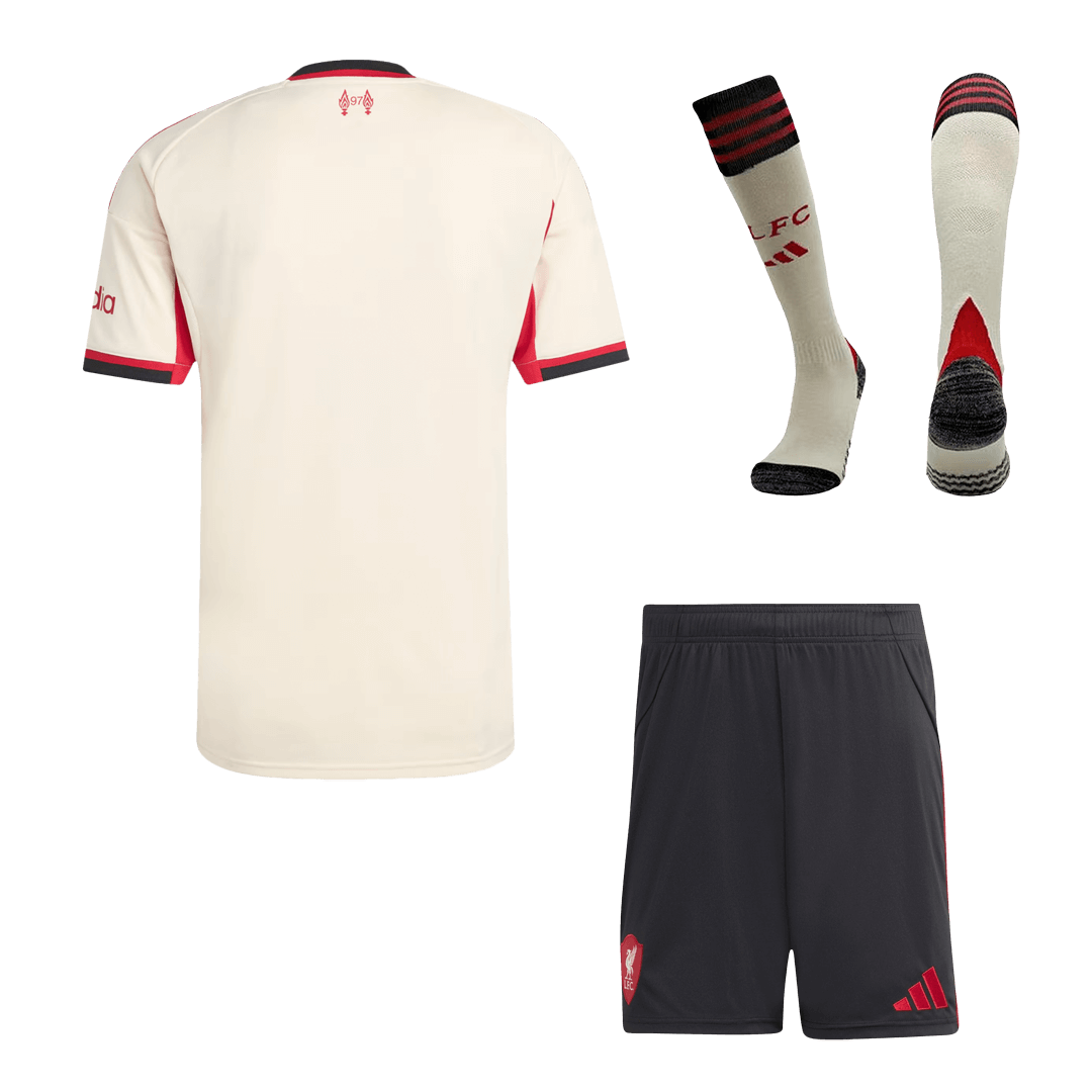 Kit Completo Liverpool Trasferta Uomo 2025/26 - 3 Pezzi