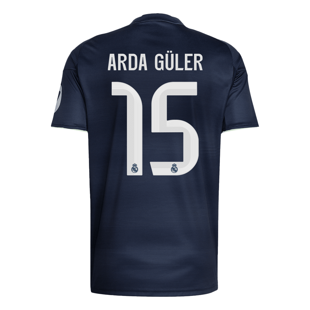 Maglia Replica Real Madrid Trasferta ARDA GÜLER #15 Uomo 2025/26