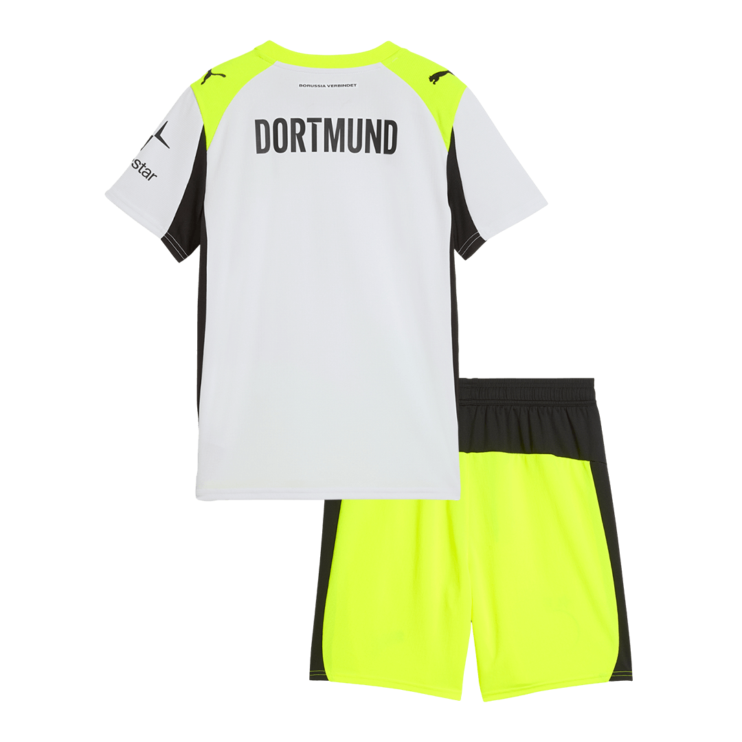 Base Kit Bambino Borussia Dortmund Trasferta 2025/26 - 2 Pezzi