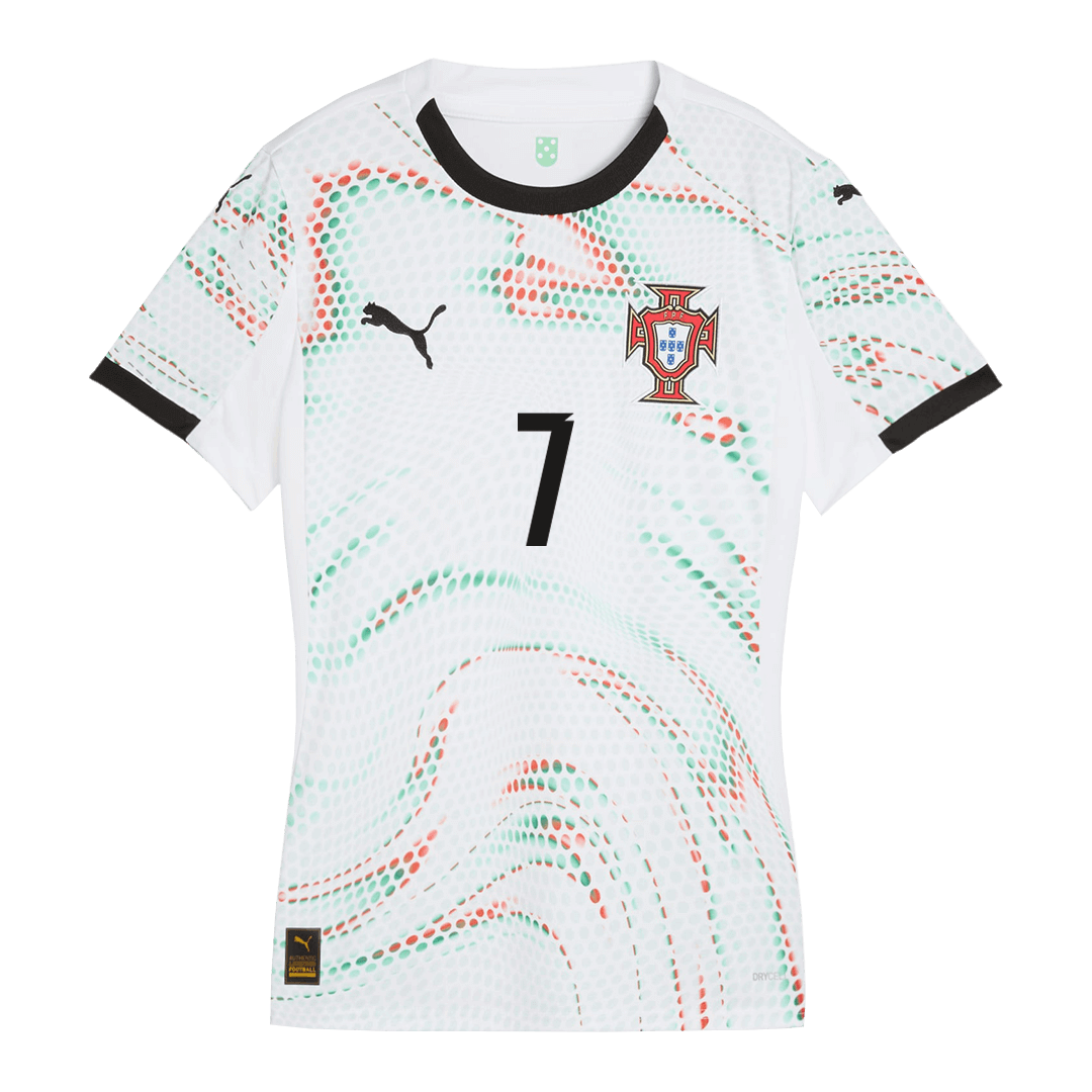 Maglia Replica Portugal Trasferta RONALDO #7 Donna 2025