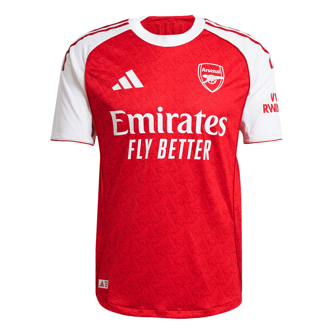 Maglia Gara Arsenal Casa SALIBA #2 Uomo 2025/26
