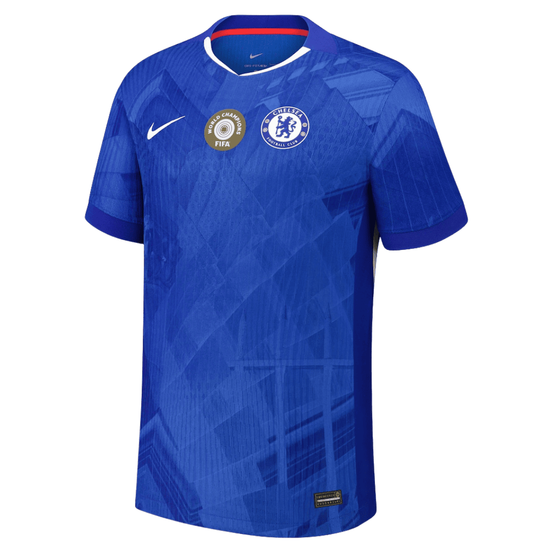 Maglia Gara Chelsea Casa WORLD CHAMPIONS #25 Uomo 2025/26 - World Champions Badge