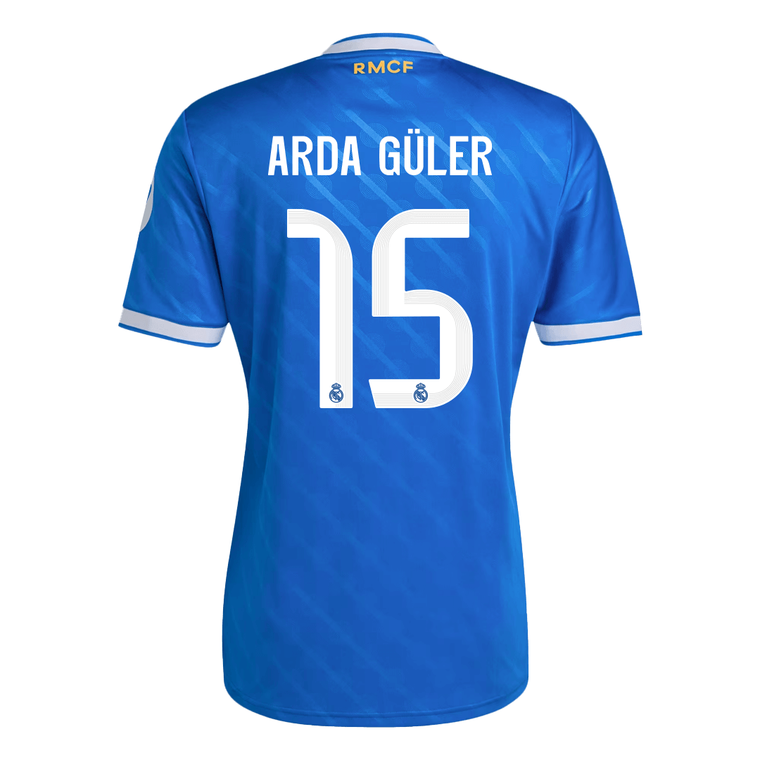 Maglia Replica Real Madrid Terza ARDA GÜLER #15 Uomo 2025/26