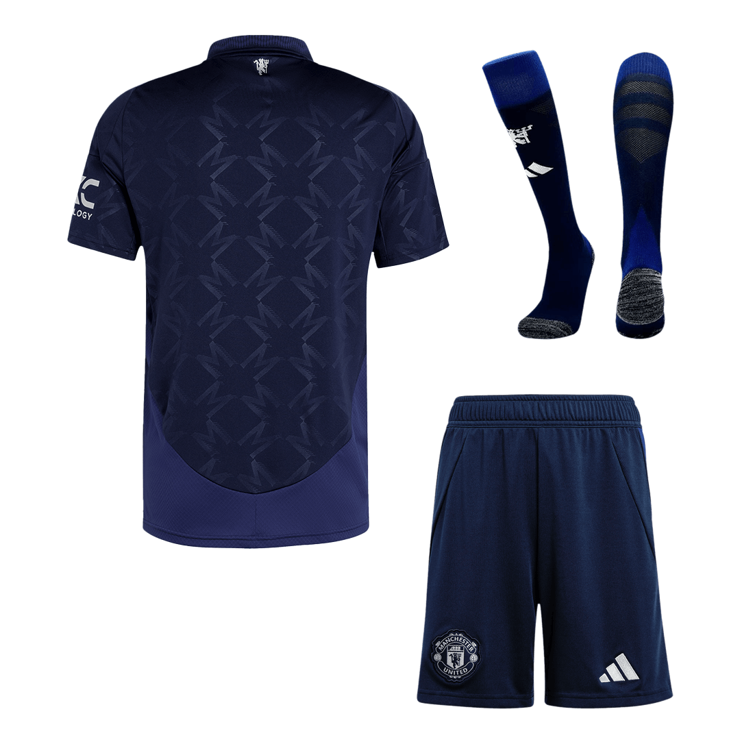 Kit Completo Manchester United Trasferta Uomo 2024/25 - 3 Pezzi