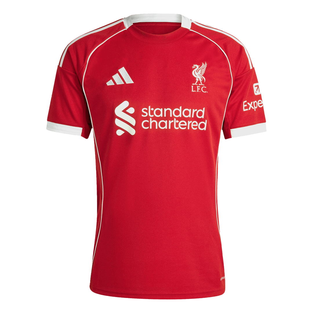 Maglia Replica Liverpool Casa SZOBOSZLAI #8 Uomo 2025/26