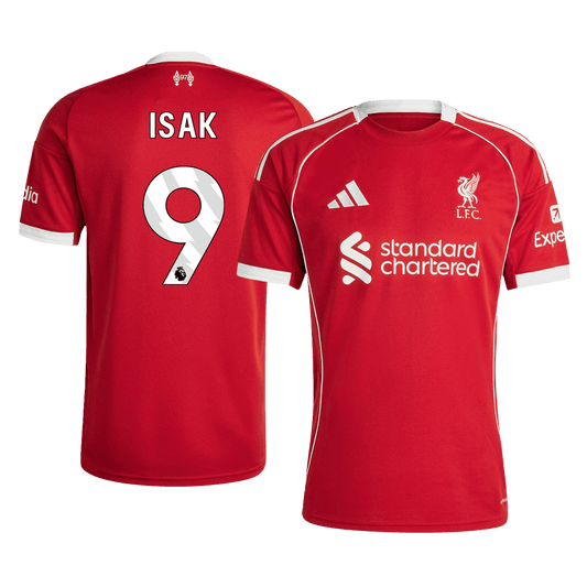 Maglia Replica Liverpool Casa ISAK #9 Uomo 2025/26