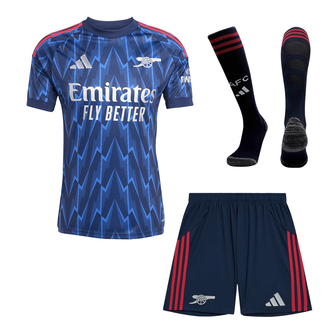 Kit Completo Arsenal Trasferta Uomo 2025/26 - 3 Pezzi