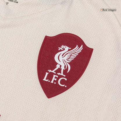 Maglia Gara Liverpool Trasferta SZOBOSZLAI #8 Uomo 2025/26