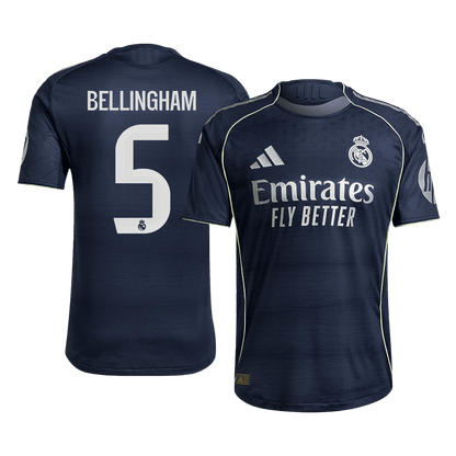 Maglia Gara Real Madrid Trasferta BELLINGHAM #5 Uomo 2025/26