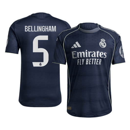 Maglia Gara Real Madrid Trasferta BELLINGHAM #5 Uomo 2025/26