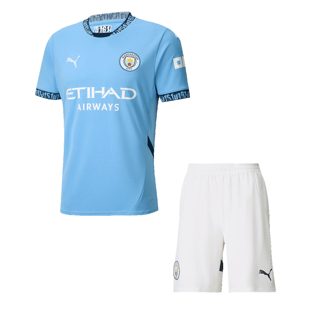 Completo Base Manchester City Casa Uomo - 2 Pezzi