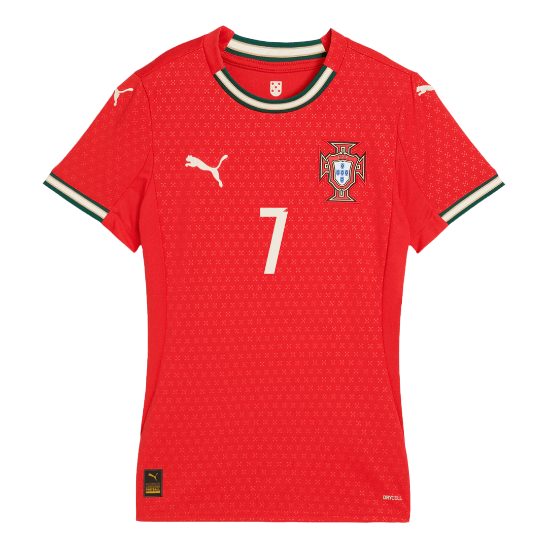Maglia Replica Portugal Casa RONALDO #7 Donna 2025