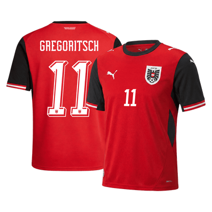 Maglia Replica Austria Casa GREGORITSCH #11 Uomo 2026