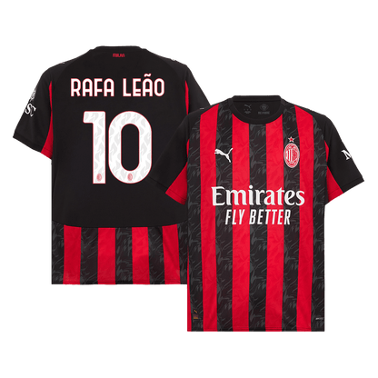 Maglia Replica AC Milan Casa RAFA LEÃO #10 Uomo 2025/26