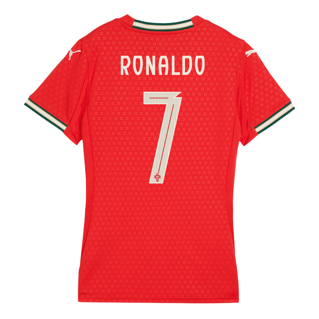 Maglia Replica Portugal Casa RONALDO #7 Donna 2025