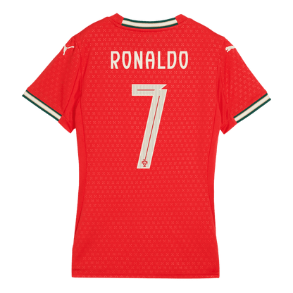 Maglia Replica Portugal Casa RONALDO #7 Donna 2025