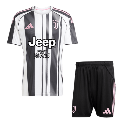 Completo Base Juventus Casa Uomo 2025/26 - 2 Pezzi