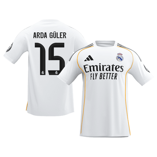 Maglia Replica Real Madrid Casa ARDA GÜLER #15 Uomo 2025/26