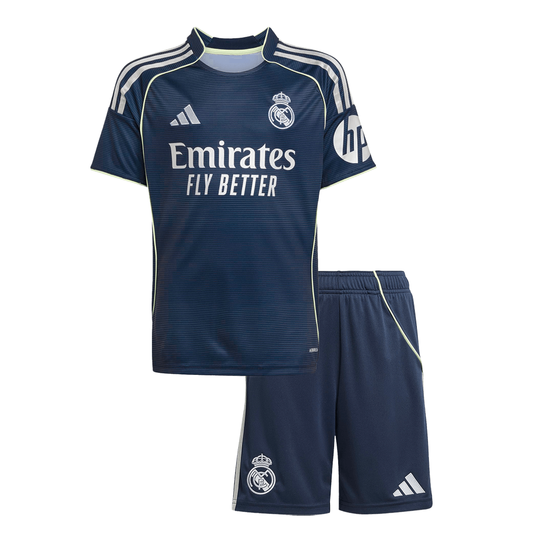 Base Kit Bambino Real Madrid Trasferta 2025/26 - 2 Pezzi