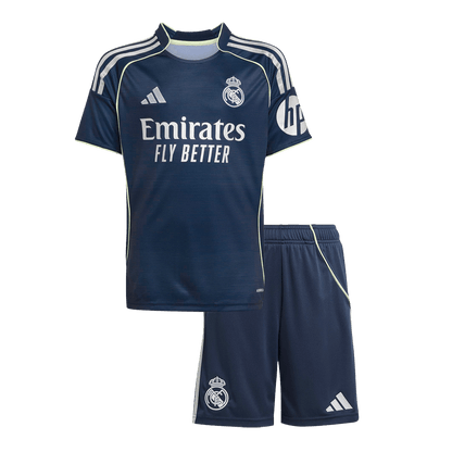 Base Kit Bambino Real Madrid Trasferta 2025/26 - 2 Pezzi