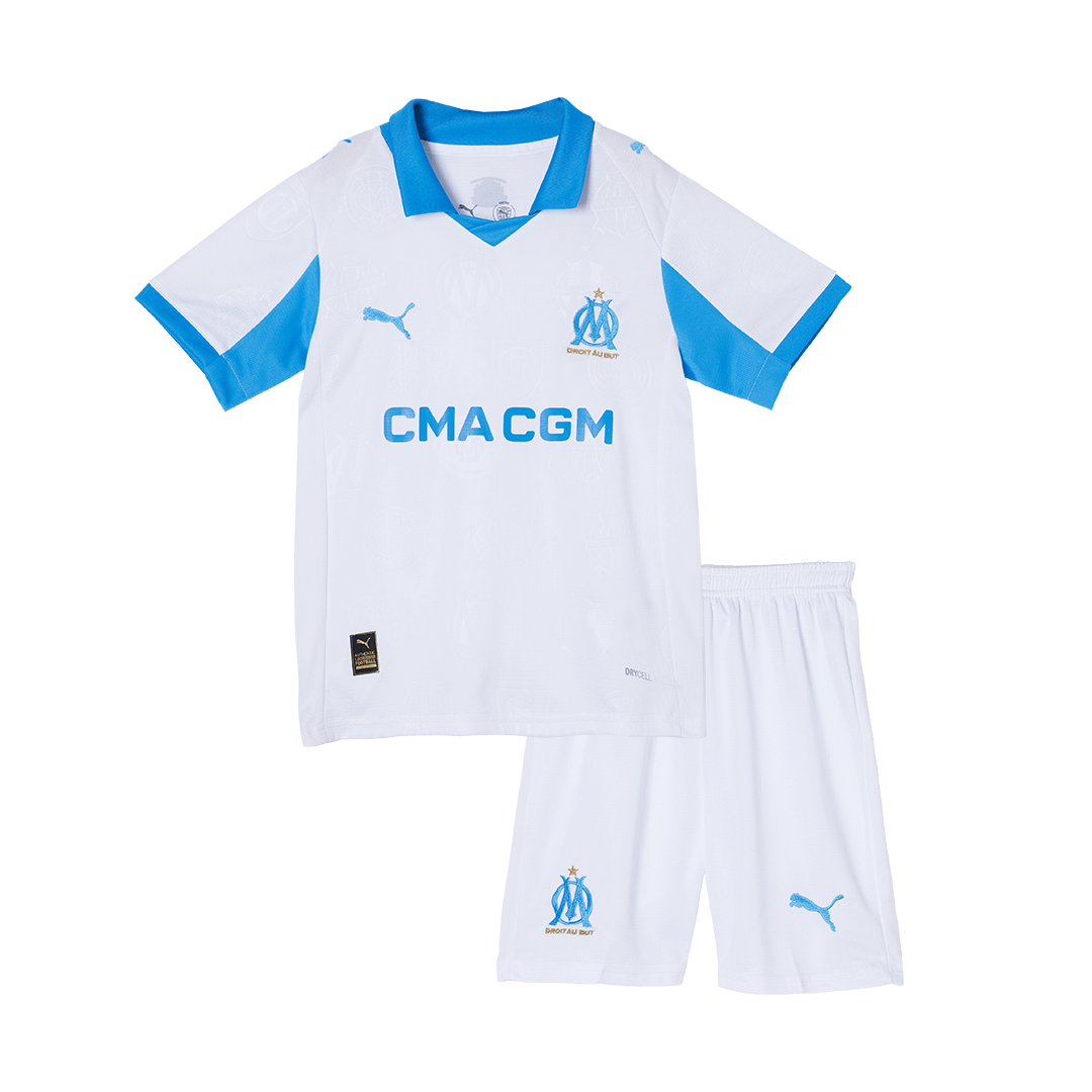 Base Kit Bambino Marseille Casa 2025/26 - 2 Pezzi