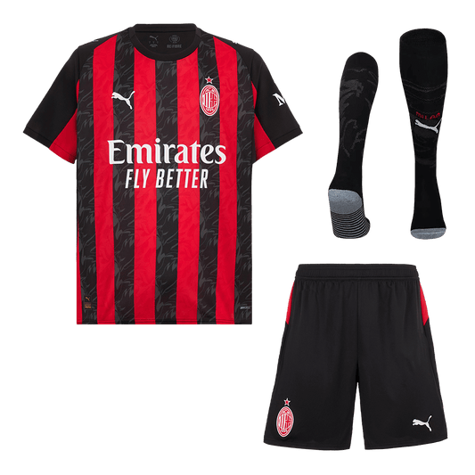 Kit Completo AC Milan Casa Uomo 2025/26 - 3 Pezzi