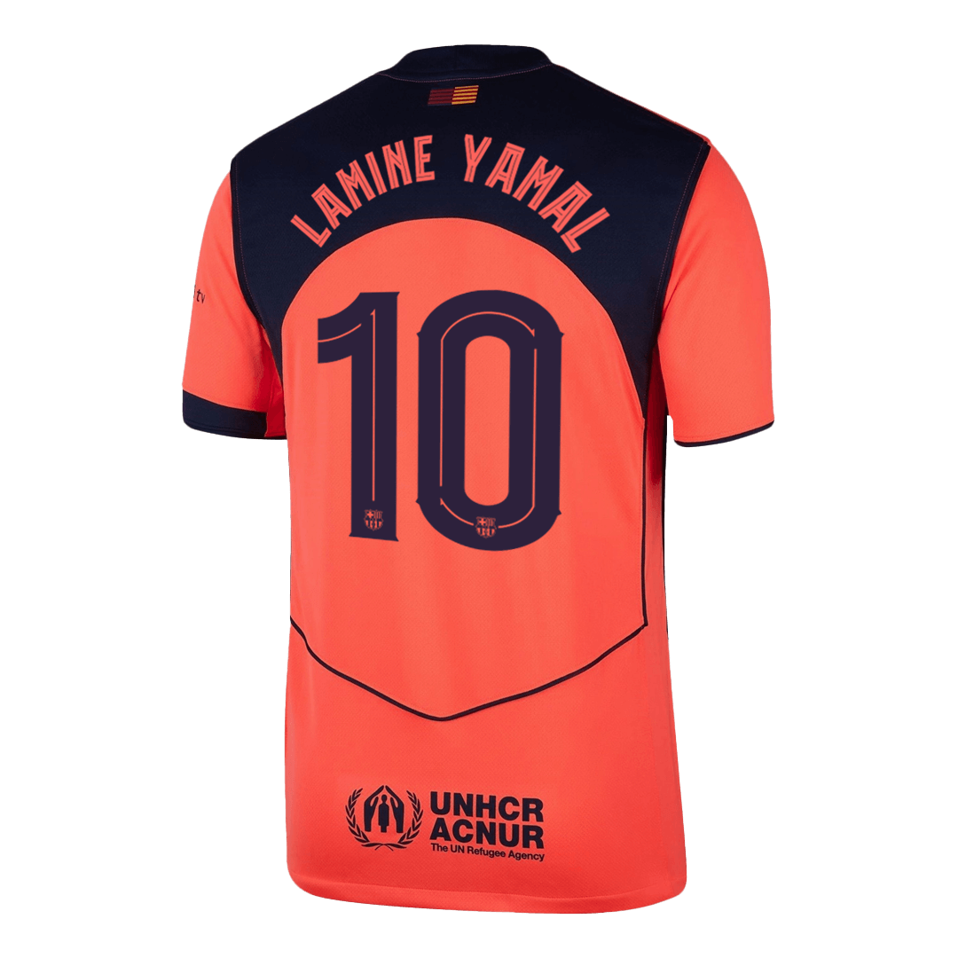 Maglia Replica Barcelona Terza LAMINE YAMAL #10 Uomo 2025/26
