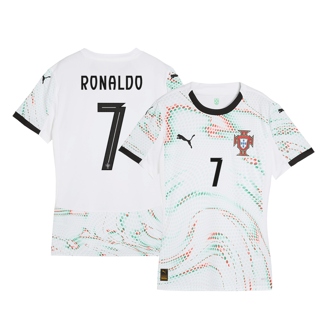 Maglia Replica Portugal Trasferta RONALDO #7 Donna 2025