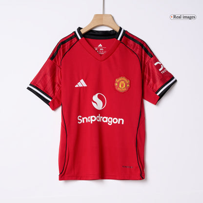 Completo Bambino Manchester United Casa 2025/26 - 3 Pezzi