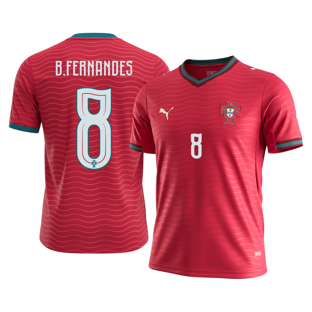 Maglia Replica Portogallo Casa B.FERNANDES #8 Uomo 2026