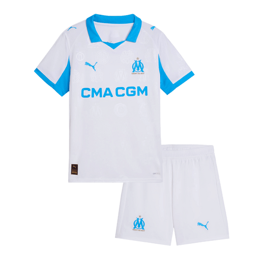 Base Kit Bambino Marseille Casa 2025/26 - 2 Pezzi