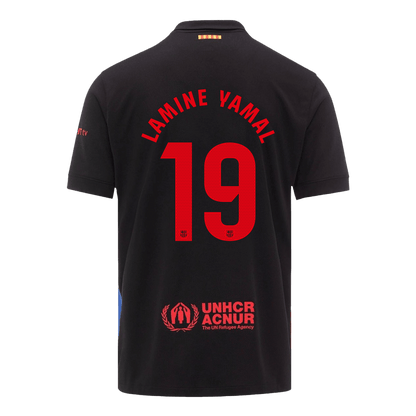 Maglia Replica Barcelona Trasferta LAMINE YAMAL #19 Uomo 2024/25