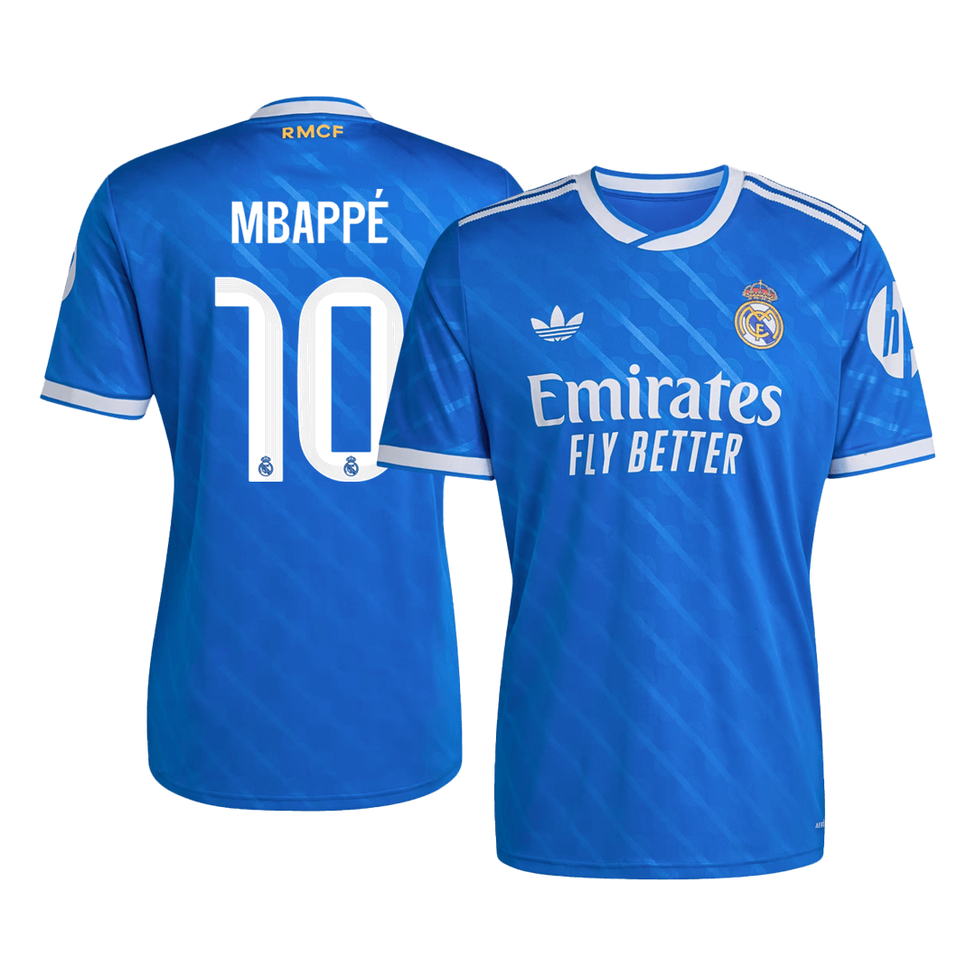 Maglia Replica Real Madrid Terza MBAPPÉ #10 Uomo 2025/26