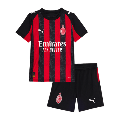 Base Kit Bambino AC Milan Casa 2025/26 - 2 Pezzi