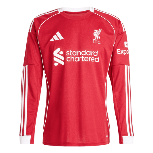 Maglia Replica Liverpool Casa Uomo 2025/26 - Manica Lunga