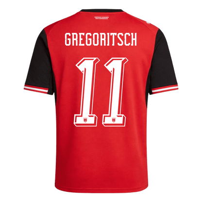 Maglia Replica Austria Casa GREGORITSCH #11 Uomo 2026