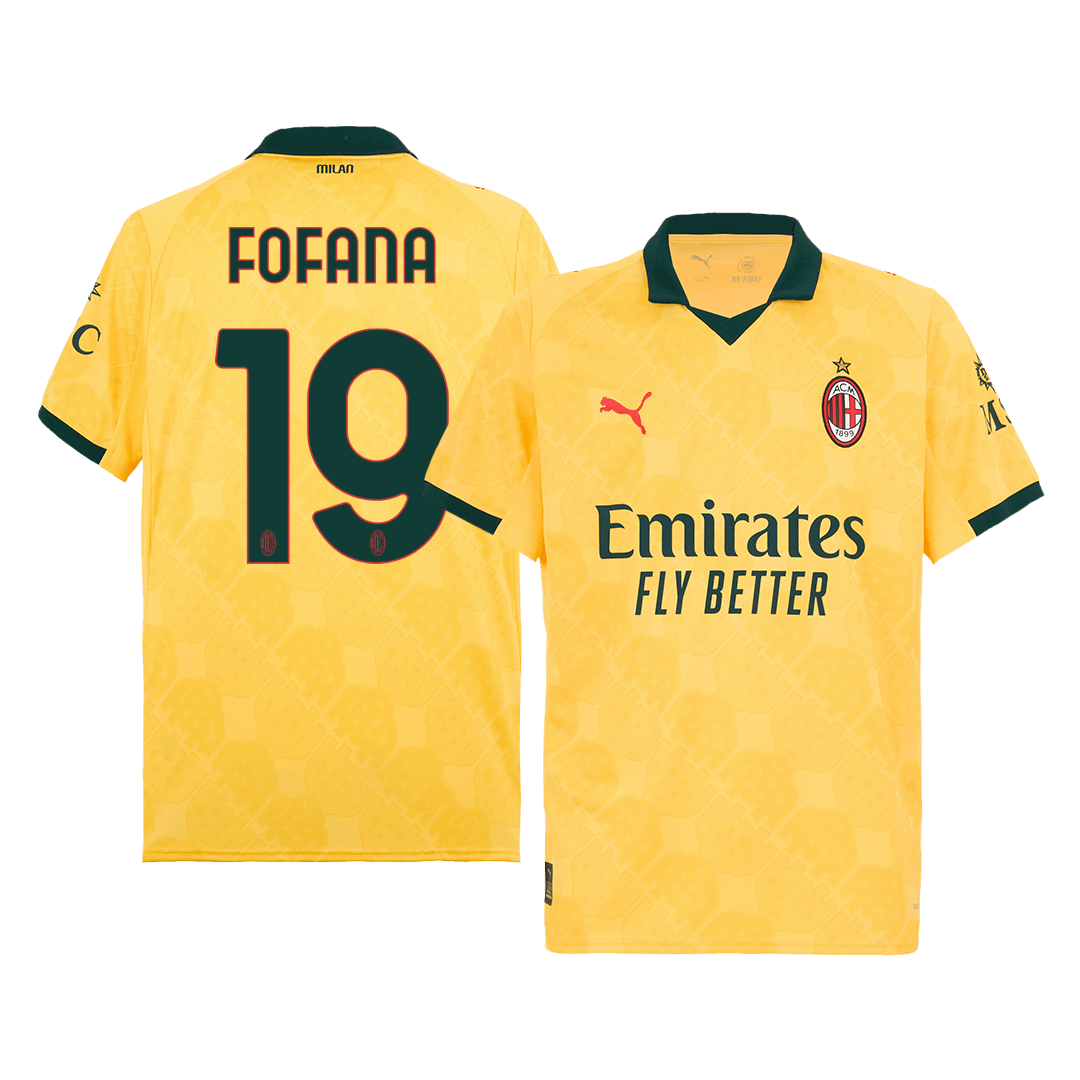 Maglia Replica AC Milan Terza FOFANA #19 Uomo 2025/26