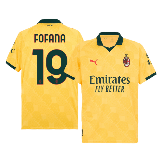 Maglia Replica AC Milan Terza FOFANA #19 Uomo 2025/26