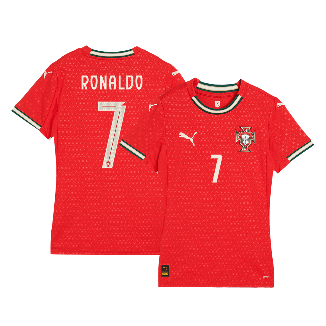 Maglia Replica Portugal Casa RONALDO #7 Donna 2025