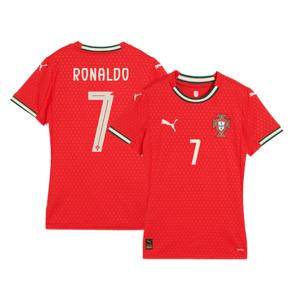 Maglia Replica Portugal Casa RONALDO #7 Donna 2025