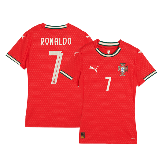 Maglia Replica Portugal Casa RONALDO #7 Donna 2025