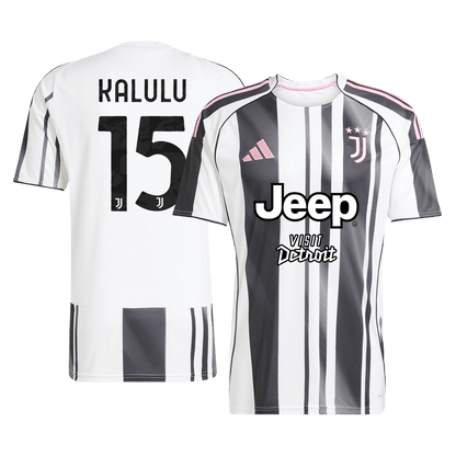 Maglia Replica Juventus Casa KALULU #15 Uomo 2025/26