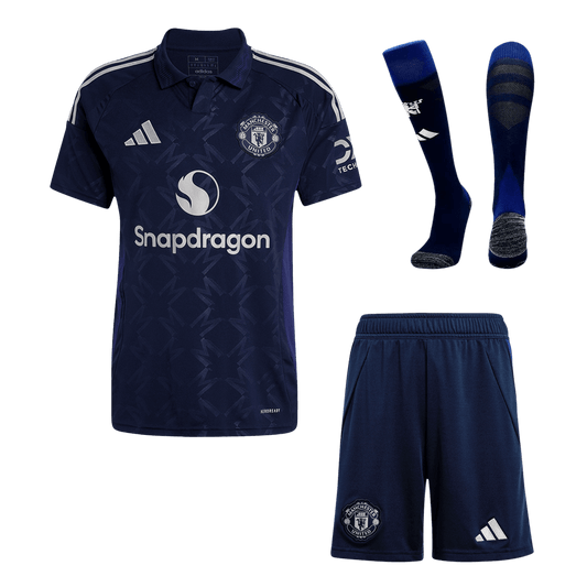 Kit Completo Manchester United Trasferta Uomo 2024/25 - 3 Pezzi