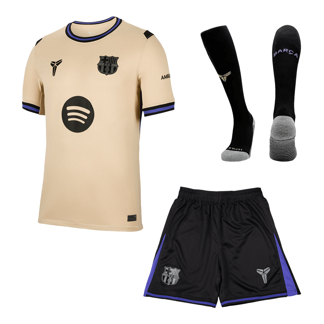 Kit Completo Barcelona Trasferta Uomo 2025/26 - 3 Pezzi