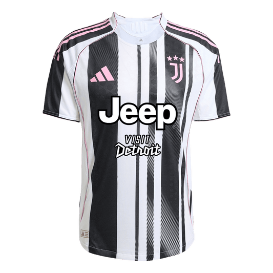 Maglia Gara Juventus Casa Uomo 2025/26 -Jeep Visit Detroit Sponsor