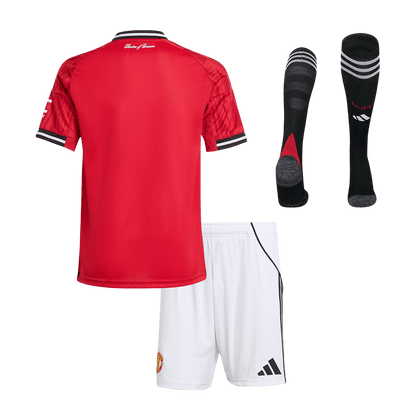 Completo Bambino Manchester United Casa 2025/26 - 3 Pezzi