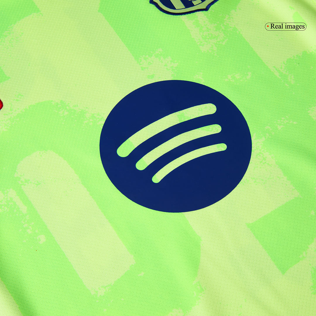 Kit Completo Barcelona Terza Uomo - Spotify Logo Without Text - 3 Pezzi