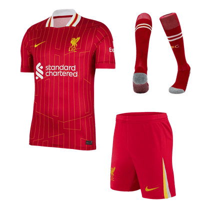 Kit Completo Liverpool Casa Uomo 2024/25 - 3 Pezzi