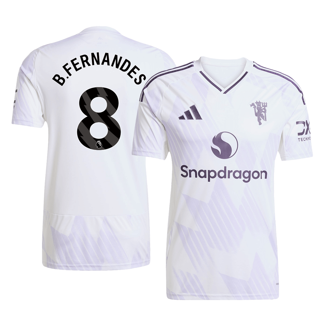 Maglia Replica Manchester United Trasferta B.FERNANDES #8 Uomo 2025/26