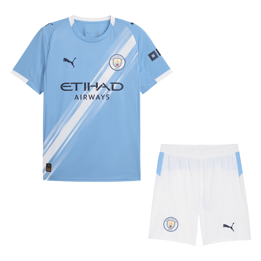 Completo Base Manchester City Casa Uomo 2025/26 - 2 Pezzi